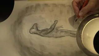 Charcoal Stop-Motion Animation in Progress
