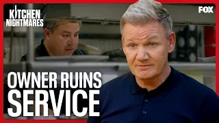 Disaster Strikes When Gordon Puts Restaurant Owner In Charge | Kitchen Nightmares