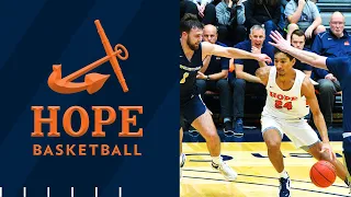 Hope vs. Adrian | Men’s Basketball 2.5.22 | NCAA D3 Basketball | MIAA Basketball