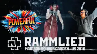 FIRST TIME HEARING RAMMSTEIN - RAMMLIED - LIVE - MADDISON SQUARE GARDEN | UK SONG WRITER KEV REACTS