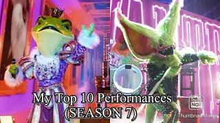 My Top 10 Performances | Masked Singer | SEASON 7