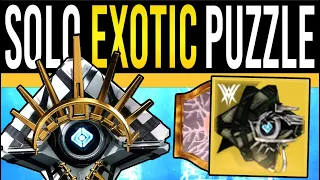 Destiny 2 | SOLO EXOTIC PUZZLE! How to Get The Imperious Sun Shell EASILY (Witch Queen)