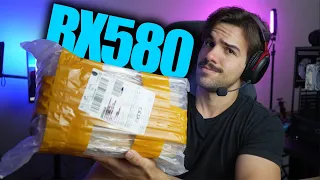 RX580 DE R$400 DA CHINA, UNBOXING E TESTES AO VIVO !!