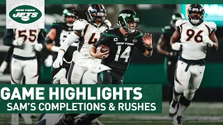 GAME HIGHLIGHTS: Sam Darnold's Best Plays Against The Broncos | New York Jets | NFL
