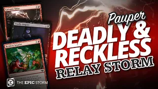 NEW Relay Storm is Deadly & Reckless! Weather the Storm + Priest Combo | Pauper League - 11/25/21