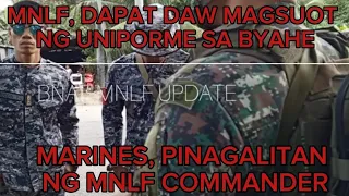 PAHUBARIN DIN DAW NG UNIFORM ANG MARINES SA MNLF CAMP!