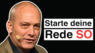 Rede-Beginn: So startest Du, dass es KNALLT (4 Tricks)