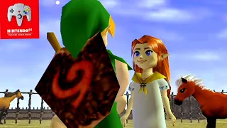 Zelda Ocarina of Time Switch Online N64 100% Walkthrough Part 3 No Commentary Gameplay Epona's Song