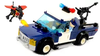 Build Lego Police Car -  Enlighten Brick 1907 the strike