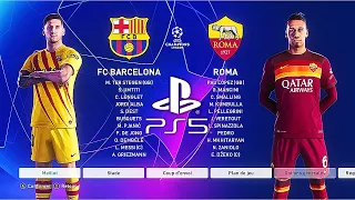 PES 2021 PS5 FC BARCELONA - AS ROMA | MOD Ultimate Difficulty Career Mode HDR Next Gen