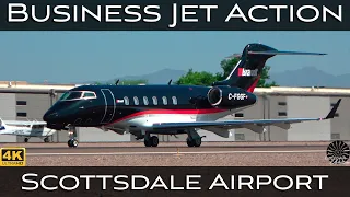 TONS of Jets! | Scottsdale Spotting (4K) | Plane Spotting | [KSDLSCF]