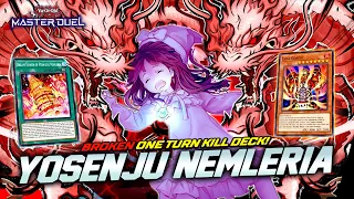 BEST ONE TURN KILL DECK! YOSENJU NEMLERIA - WIPE THE ENTIRE FIELD! [Master Duel]