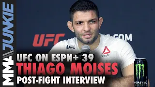 Thiago Moises confident in Bobby Green decision | UFC on ESPN+ 39 post-fight interview