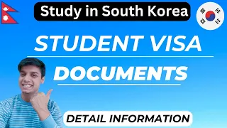 South Korea student visa from Nepal