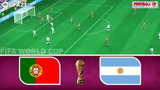 FIFA 23 | PORTUGAL vs ARGENTINA - FIFA WORLD CUP FINAL | (Red Card) | GAMEPLAY PC
