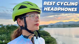 Best headphones for Cycling? Review of bone conduction headphones - Haylou PurFree BC01