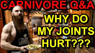 Carnivore Q&A: WHY DO MY JOINTS HURT on the CARNIVORE DIET??? Gluten & Rheumatoid Arthritis