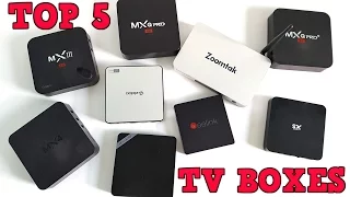 TOP 5 Best TV BOXES to buy in 2016