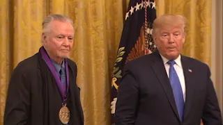 Trump awards medals to Jon Voight, Alison Krauss