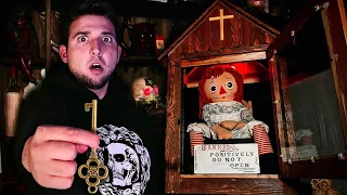 UNLOCKING the REAL ANNABELLE in MOST HAUNTED PLACE on EARTH | Warren Museum