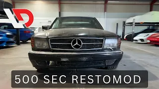 Mercedes 500 SEC Restomod Intro