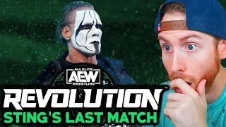 STING'S LAST MATCH! AEW Revolution 2024 Live Stream