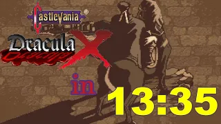 Castlevania: Dracula X Any% Speedrun in 13:35 [Former World Record]