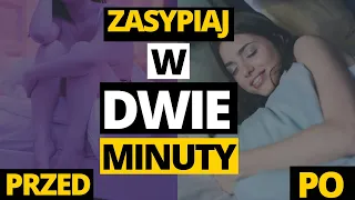 Jak SZYBKO zasnąć? (Zaśnij w 2 minuty!) | ANTONI ŁĄCKI