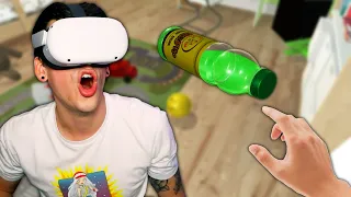 EPIC VR BOTTLE FLIPPING! (Bottle Flip Challenge VR)