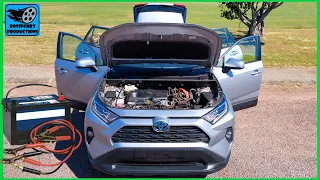 Toyota RAV4 Hybrid: Jump Start & Hidden Battery Location Revealed | Step-by-Step Guide 2019+