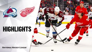NHL Highlights | Avalanche @ Red Wings 3/2/20