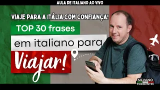 TOP 30 frases em italiano para VIAJAR! | Aula de Italiano