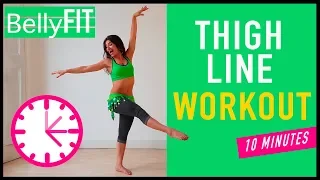 10-Min Thigh Fat-Burn| Belly Dance Fitness