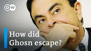 Ex-Nissan CEO Carlos Ghosn flees trial in Japan for Lebanon | DW News