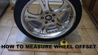 How to measure wheel offset