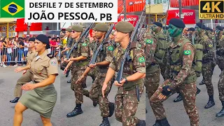 Military Parade Brazil's Independence Day - João Pessoa, PB, Brazil [4K] 07.09.2023
