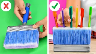 BACK TO SCHOOL! Awesome School Crafts And Hacks