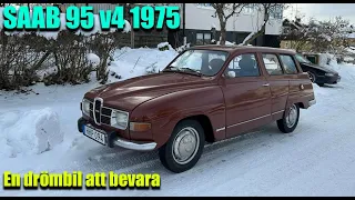 Saab 95 v4 från 1975, en drömbil | vlogg #114