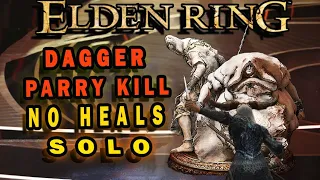Godskin Duo DESTROYED with Parry | Dagger [Parry Only, Solo, No Flasks] [Elden Ring] [4k]