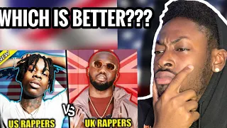 AMERICAN REACTS TO US RAPPERS🇺🇸VS UK RAPPERS🇬🇧 2020