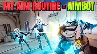 MY PERFECT VALORANT AIM ROUTINE GIVES *AIMBOT* - Valorant Radiant Aim Guide / Warmup