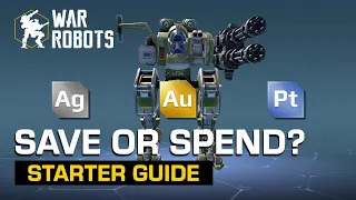 War Robots BEGINNER'S GUIDE #2 🔰 | How to get Silver, Gold and Platinum (Ag, Au & Pt)