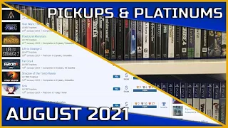 Pick Ups & Platinums - August 2021 Wrap Up