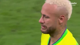 Neymar chora após eliminação do Brasil na Copa do Mundo 2022