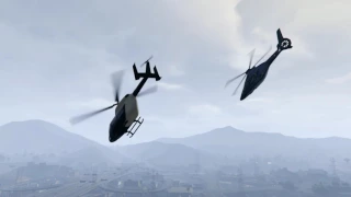 GTA V - Test de velocidad. Helicoptero (Supervolito vs Volatus)