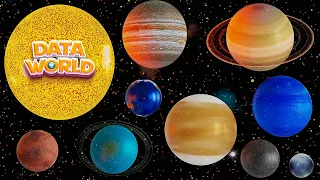 Planet Size Comparison | 3D Animation | Solar System Size Comparison | 2023