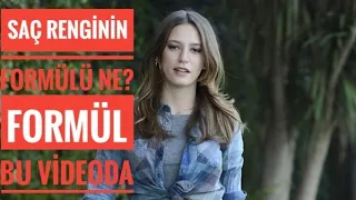 evde SERENAY SARIKAYA'nın saç rengi nasıl tutar? formülü ne? bedeva kuaförlük kursu