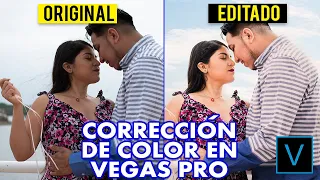 🔥Cómo corregir el COLOR y la CURVA en Sony Vegas Pro🎬 - mejora la calidad de tus videos / Tutorial