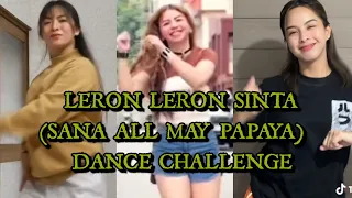 LERON LERON SINTA (SANA ALL MAY PAPAYA) DANCE CHALLENGE || TIKTOK COMPILATION [ JOEMA ]