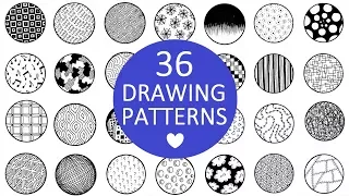 36 ZENTANGLE DRAWING PATTERNS | SOLLOMIO